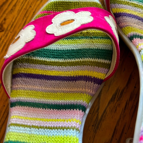 DesignerGoffredo Fantini/Materia Prima Italy.Suede/leather& fabric Unique sandal - Picture 9 of 13